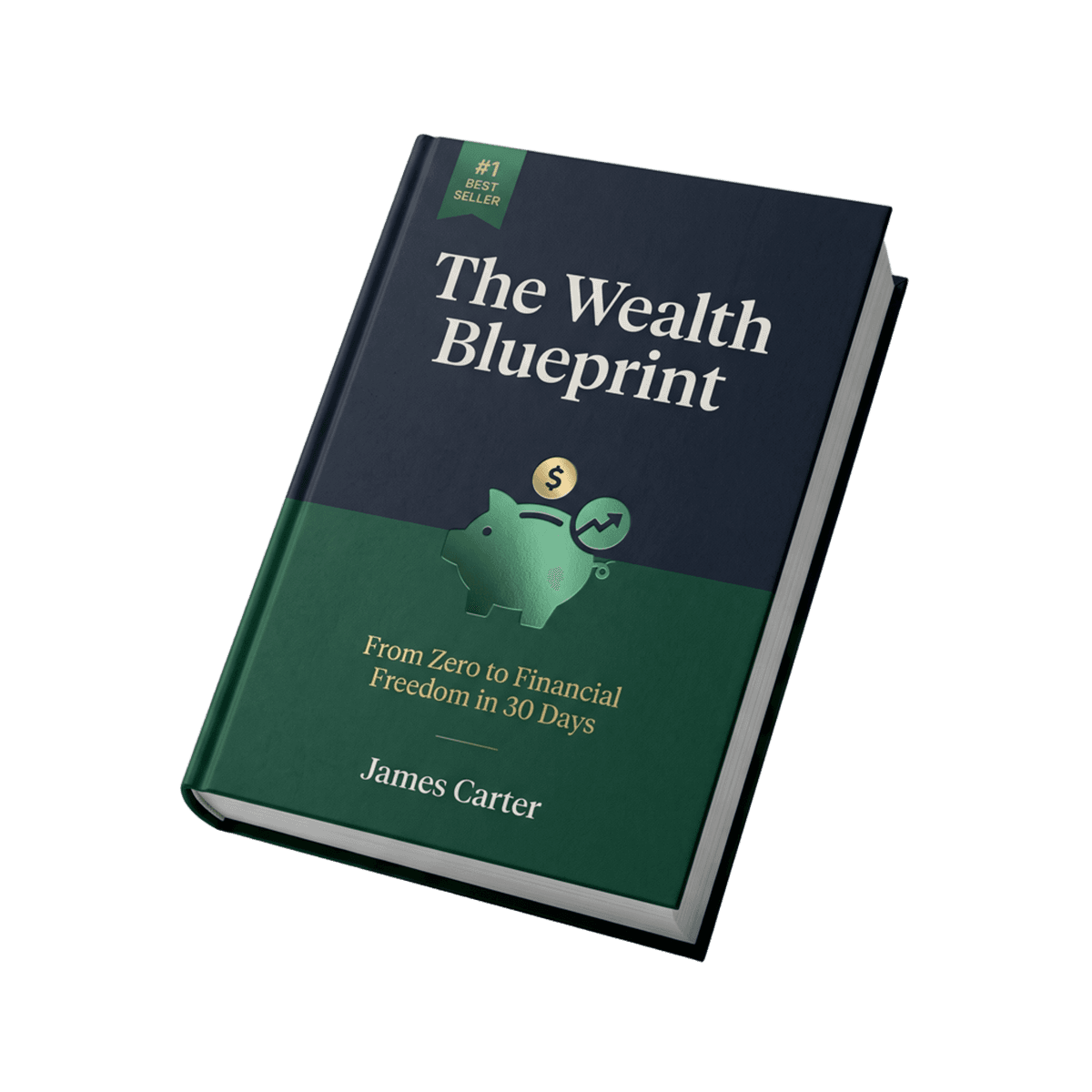 The Wealth Blueprint - 3D E-book Cover by James Carter